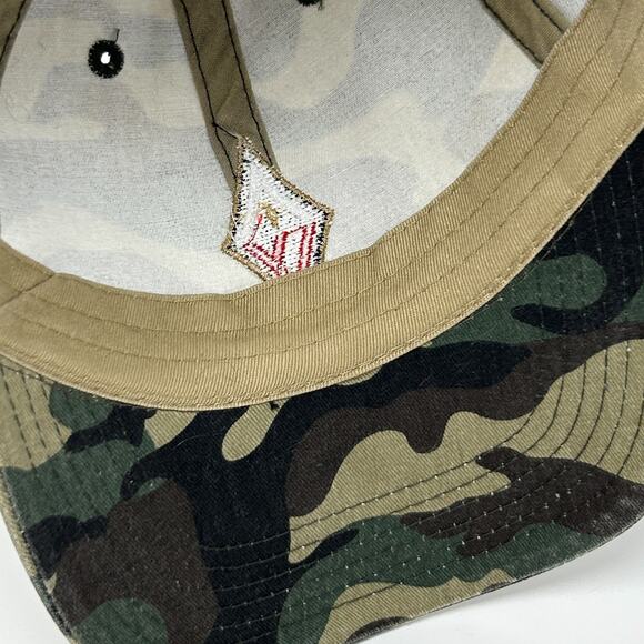 Las Vegas Aces Dad Hat Cap WNBA Camo Camouflage Military 6 Panel Strapback Green - Picture 5 of 9